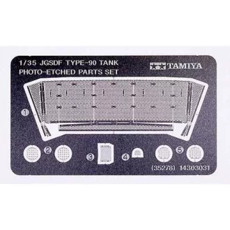   Tamiya JGSDF Type 90 Photo-Etched Parts - fotómaratott feljavító készlet