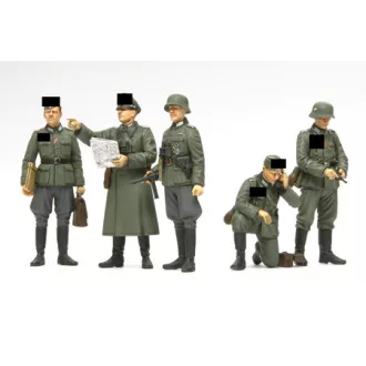 Tamiya German Field Commander Set - katonai figura makett