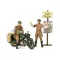 Tamiya British BSA M20 Motorcycle - w/Military Police Set makett