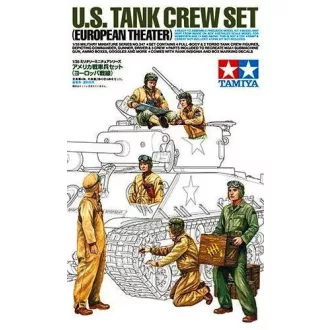   Tamiya US Tank Crew Set - European Theater - katonai figura makett