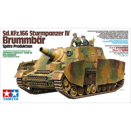 Tamiya Sturmpanzer Brummbär Sd.Kfz.166 makett