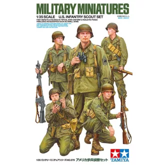 Tamiya U.S. Infantry Scout Set - katonai figura makett
