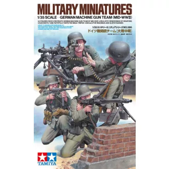 Tamiya German MG Team Mid-WWII - katonai figura makett