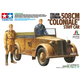 Tamiya Fiat 508CM Coloniale Staff Car Italian/German makett