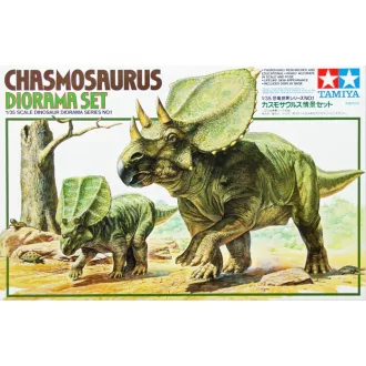   Tamiya Chasmosaurus Diorama Set dinoszaurusz makett / dioráma készlet