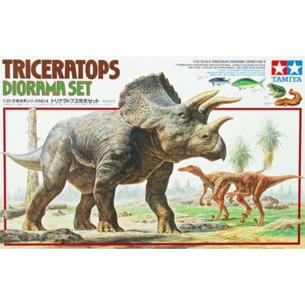 Tamiya Triceratops Diorama set makett