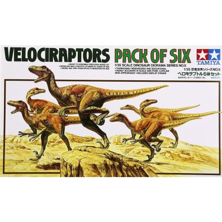 Tamiya Velociraptors makett