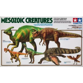   Tamiya Mesozoic Creatures Set dinoszaurusz makett / dioráma készlet