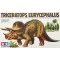 Tamiya Triceratops Eurycephalus dinoszaurusz makett / dioráma készlet