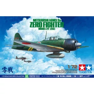   Tamiya Mitsubishi A6M3/3a Zero Fighter Model 22 (Zeke) - katonai repülő makett