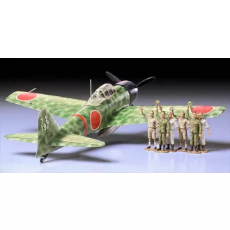 Tamiya A6M3 Type32 Zero Fighter - katonai repülő makett