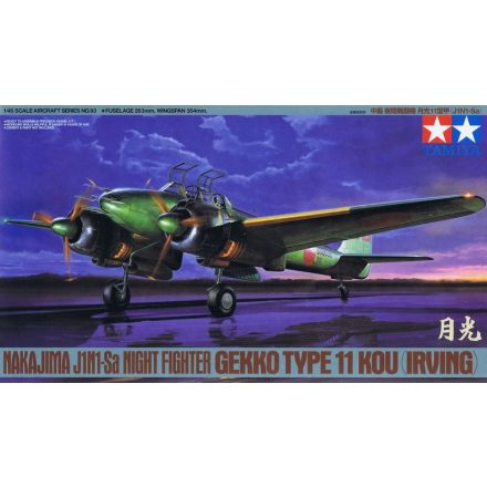 Tamiya Nakajima J1N1-Sa Night Fighter Gekko Type 11 Kou (Irving) makett
