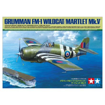 Tamiya Grumman FM-1 Wildcat/Martlet Mk. V makett
