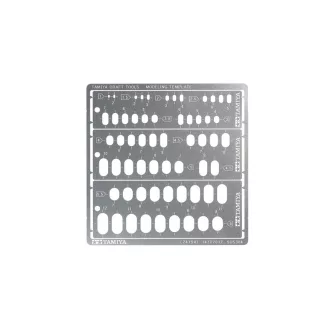Tamiya Modeling Template RR 1-6 - gravírozó sablon