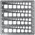 Tamiya Modeling Template (Square 1-10mm)