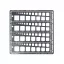 Tamiya Modeling Template Square 1-10 - gravírozó sablon