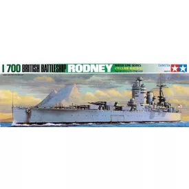 Tamiya British Battleship Rodney makett