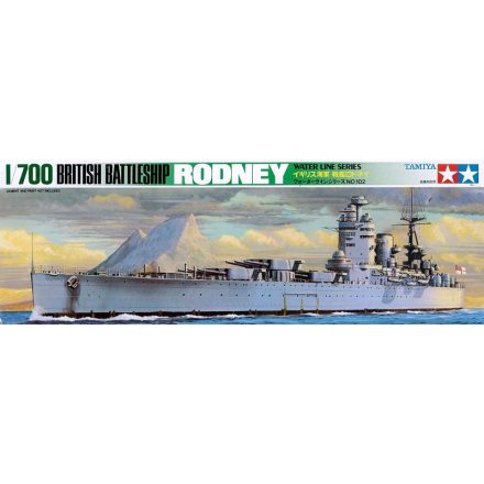 Tamiya British Battleship Rodney makett