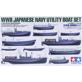 Tamiya WWII Japanese Navy Utility Boat Set makett