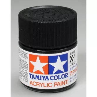 Tamiya Mini Acrylic X-1 Black akrilfesték