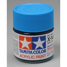 Tamiya Mini Acrylic X-14 Sky Blue