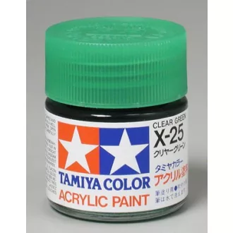Tamiya Mini Acrylic X-25 Clear Green