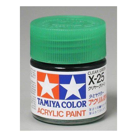 Tamiya Mini Acrylic X-25 Clear Green