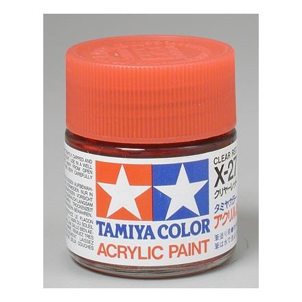 Tamiya Mini Acrylic X-27 Clear Red