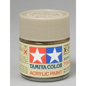 Tamiya Mini Acrylic X-31 Titanium Gold