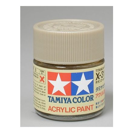 Tamiya Mini Acrylic X-31 Titanium Gold