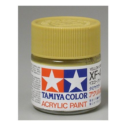 Tamiya Mini Acrylic XF-4 Yellow Green