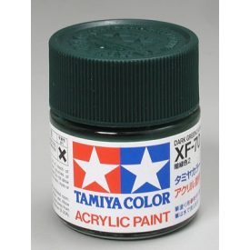 Tamiya Mini Acrylic XF-70 Dark Green
