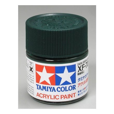 Tamiya Mini Acrylic XF-70 Dark Green