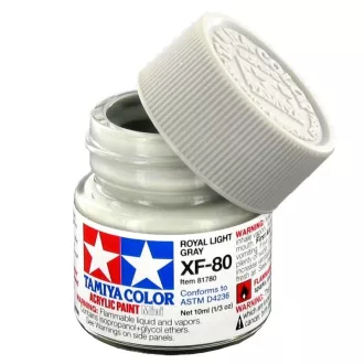 Tamiya Mini Acrylic XF-80 Royal Light Grey