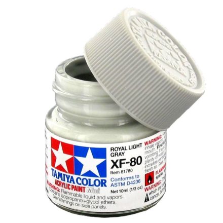 Tamiya Mini Acrylic XF-80 Royal Light Grey