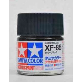 Tamiya Mini Acrylic XF-85 Rubber Black