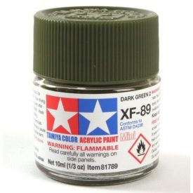 Tamiya Mini Acrylic XF-89 Dark Green 2