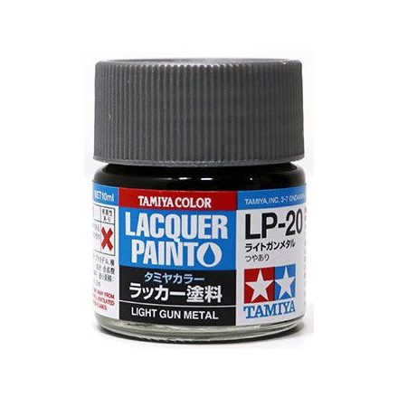 Tamiya Lacquer LP-20 Light Gun Metal Gloss