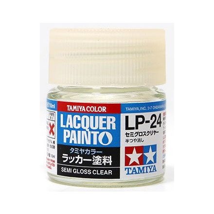 Tamiya Lacquer LP-24 Semi Gloss Clear