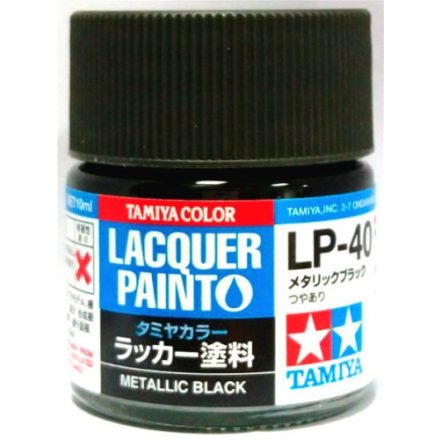 Tamiya Lacquer LP-40 Metallic black