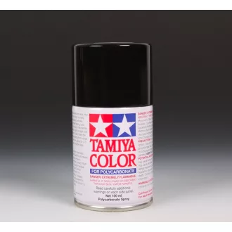 Tamiya PS5 Black Spray Matt - polikarbonát festékspray