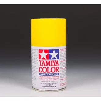 Tamiya PS6 Yellow Spray Matt - polikarbonát festékspray