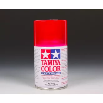   Tamiya PS37 Translucent Red Spray Gloss - polikarbonát festékspray