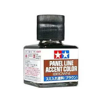 Tamiya Panel Line Accent Color - Brown - bemosó festék