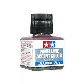 Tamiya Panel Line Accent Color - Gray - bemosó festék