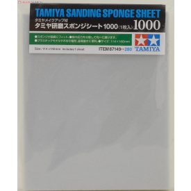 Tamiya Sanding Sponge Sheet - 1000