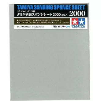 Tamiya Sanding Sponge Sheet P2000 - csiszolószivacs