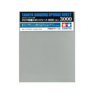 Tamiya Sanding Sponge Sheet 3000 - csiszolószivacs