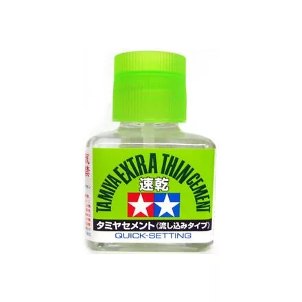 Tamiya Extra Thin - Quick Set ragasztó
