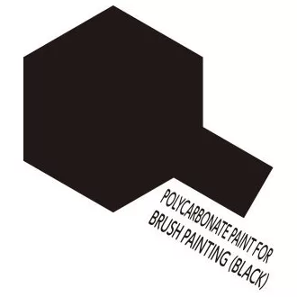   Tamiya Brush Paint For Polycarbonate (Black) - polikarbonát festékspray